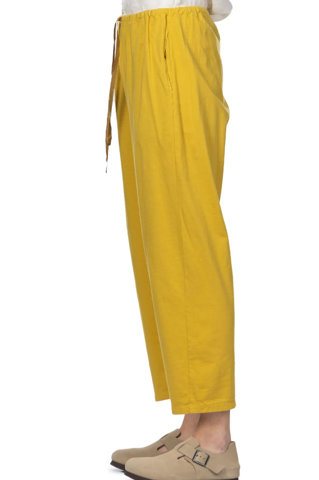 Outlet Tigre Brocante Organic Cotton Kurta Pants - Yellow