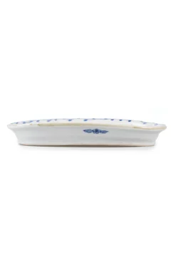 Online Motif Ceramic and Art Oval Small Plate - Apple Shooting