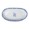 Fashion Motif Ceramic and Art Oval Small Plate - Cobra Twist