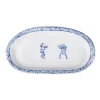 New Motif Ceramic and Art Oval Small Plate- Start