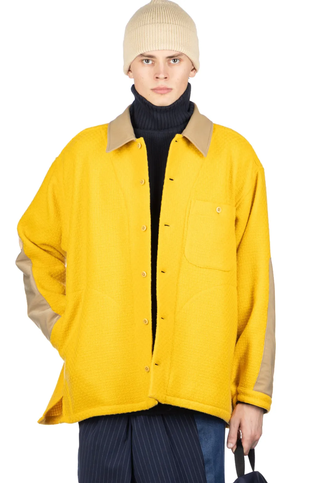 Clearance ts(s) Overshirt Jacket - Yellow