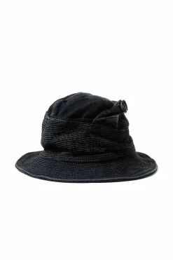 Best Kapital 11.5oz BLK x BLK Denim THE OLD MAN AND THE SEA Hat