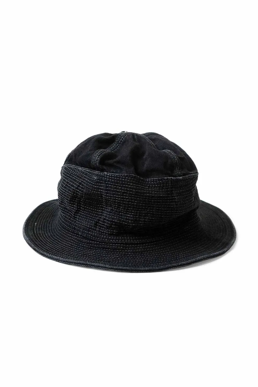 Best Kapital 11.5oz BLK x BLK Denim THE OLD MAN AND THE SEA Hat