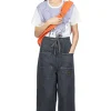 Fashion Kapital 14oz BLKxECR Denim W-Knee EASY Baggy Pants - BNA