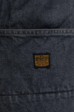Fashion Kapital 14oz BLKxECR Denim W-Knee EASY Baggy Pants - BNA
