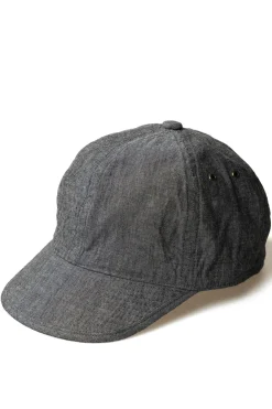 Sale Cableami 6oz Chambray Army Cap - Black