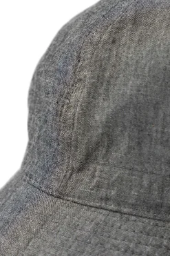 Sale Cableami 6oz Chambray Army Cap - Black