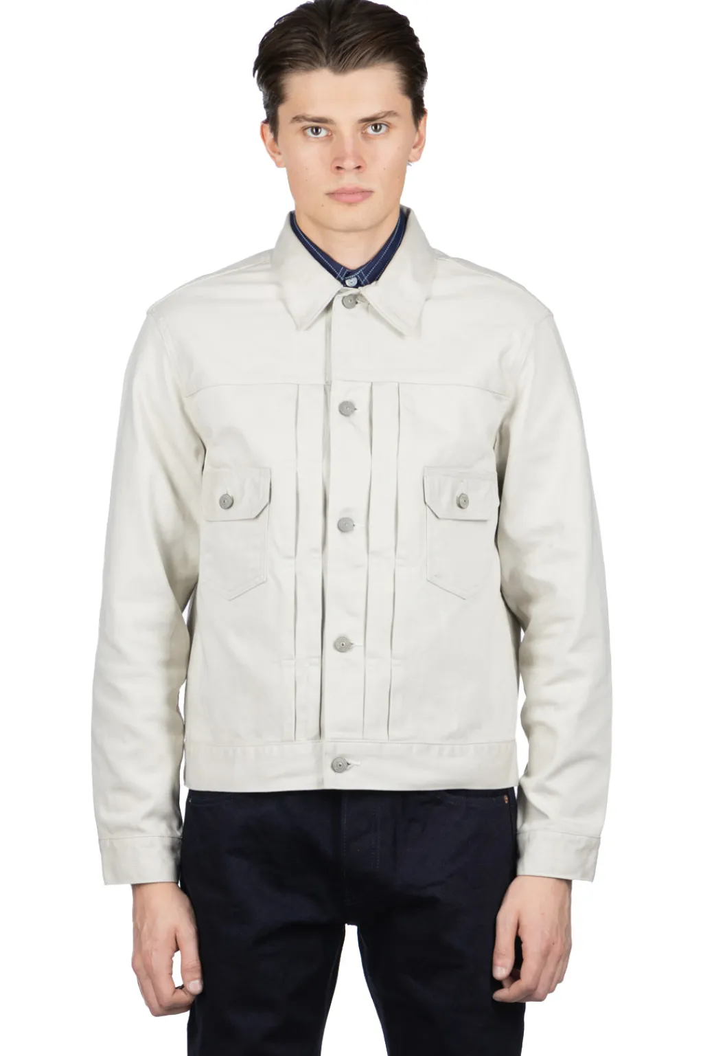 Sale Sugar Cane 11oz Cotton Pique 1953 Jacket - Off White