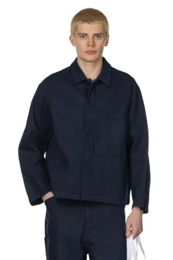 Fashion Still by Hand 11.5oz Denim Blouson - Dark Navy