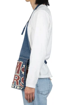 Discount Kapital 13oz Denim Damaged AD Apron (DENIM REPAIRS) - 2 Colors