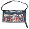 New Kapital 13oz Denim Damaged Shrot AD Apron - Guiding Light