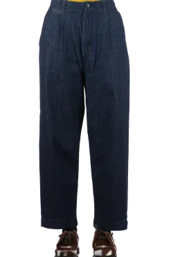 Best Kapital 11.5oz Denim High Waist NIME Pants - One Wash