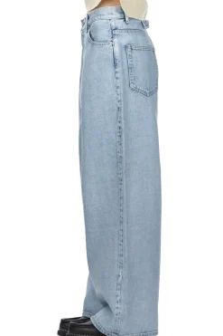 Fashion YLEVE 13.5oz Denim High Waist Wide Fade - Indigo