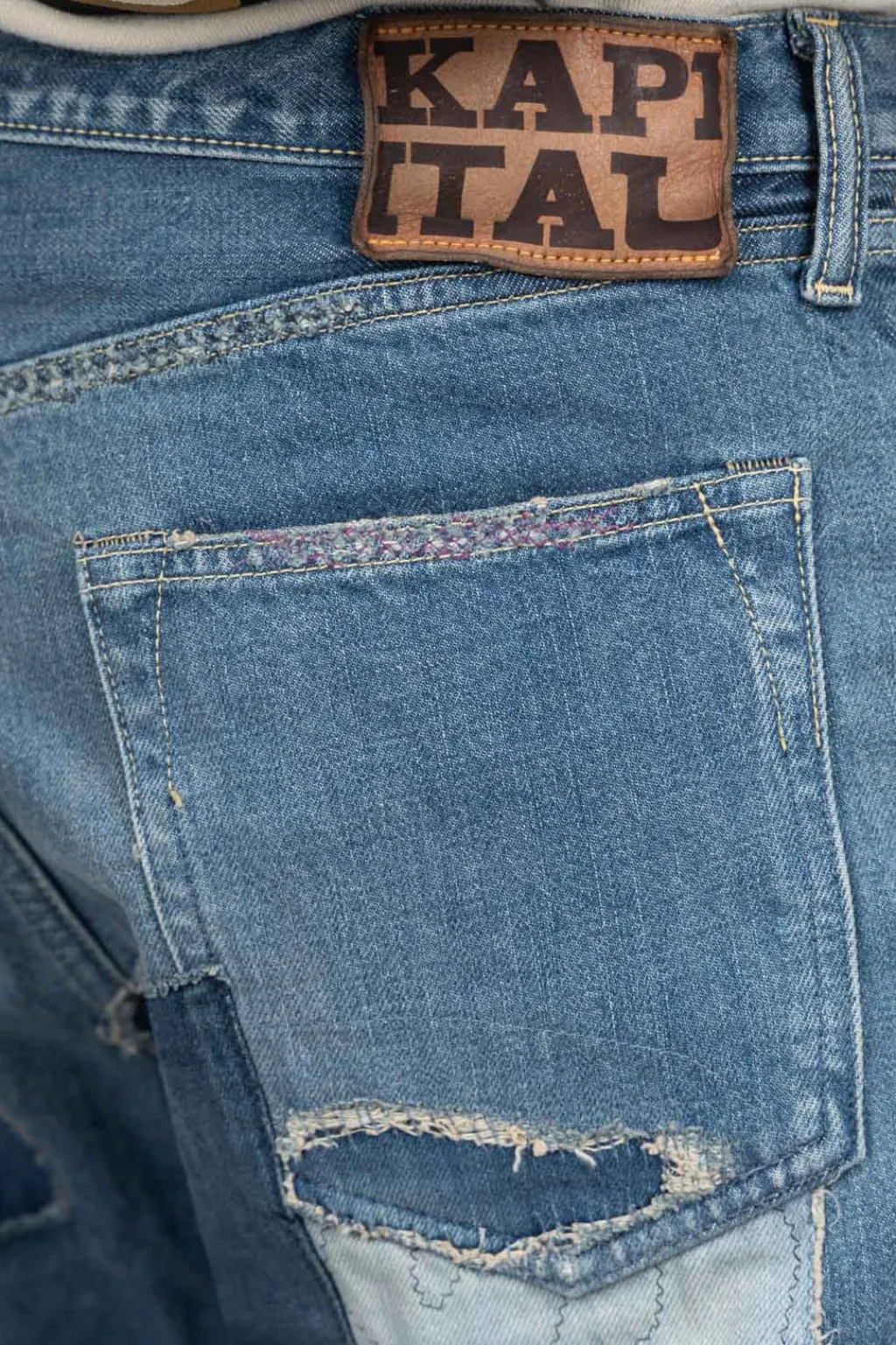 Clearance Kapital 14oz Denim 5P MONKEY CISCO (DIXIE Remake)
