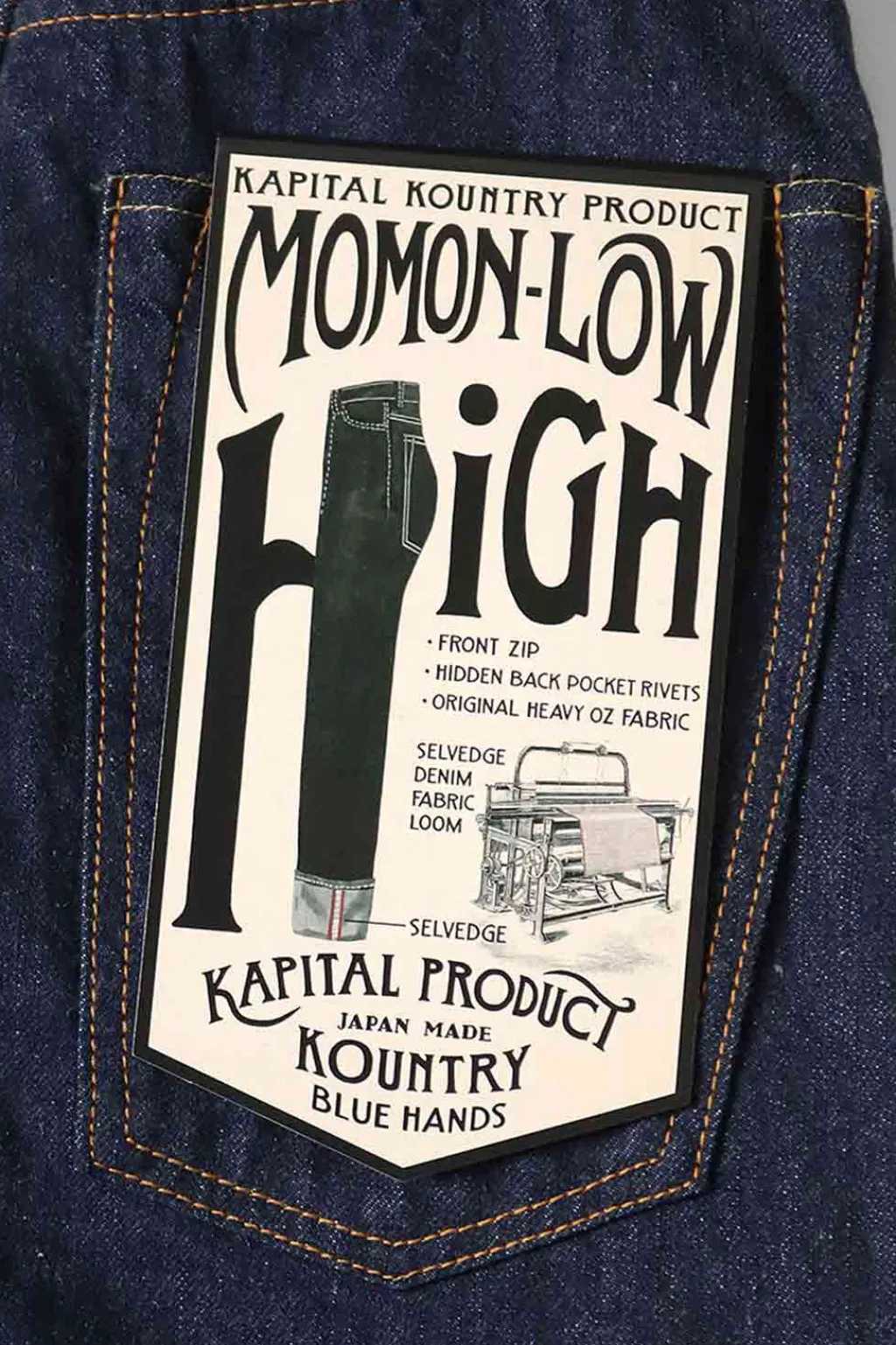 Hot Kapital 12oz Denim 5P New MOMON-LOW High