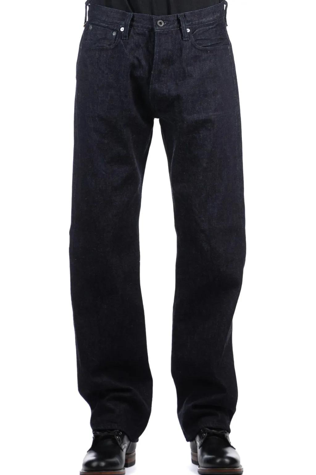 Discount Kapital 14oz Denim 5P TH Straight (BLK-Thread)