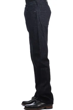Discount Kapital 14oz Denim 5P TH Straight (BLK-Thread)