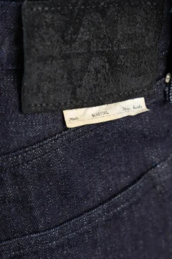 Discount Kapital 14oz Denim 5P TH Straight (BLK-Thread)