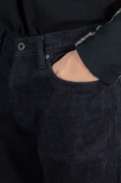 Discount Kapital 14oz Denim 5P TH Straight (BLK-Thread)