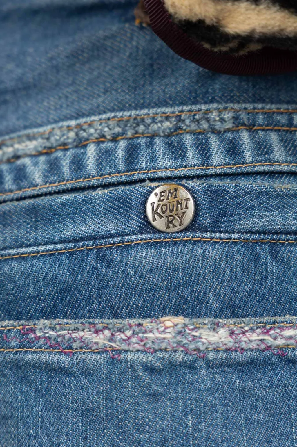 Discount Kapital 14oz Denim PORT Baggy Pants (HIPPIE-Champetre Remake)
