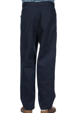 Online Still by Hand 11.5oz Denim Straight Pants - Dark Navy