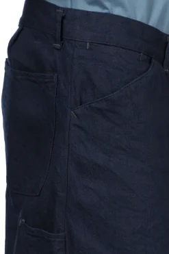 Online Still by Hand 11.5oz Denim Straight Pants - Dark Navy