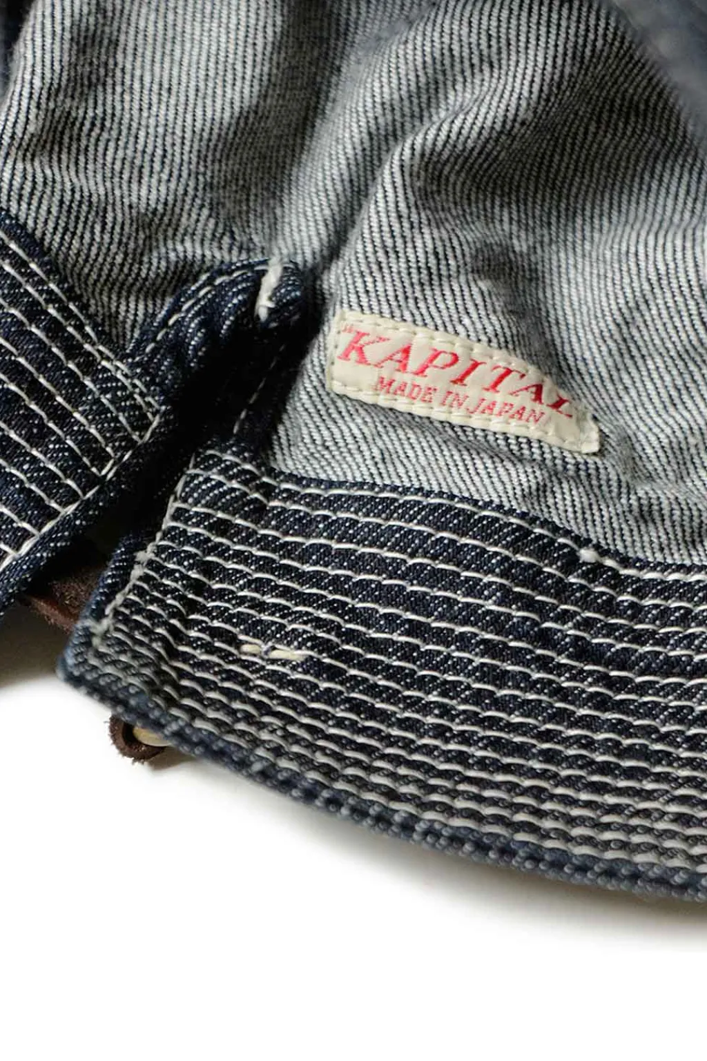 Best Kapital 11.5oz Denim THE OLD MAN AND THE SEA Cap - 2 Colors
