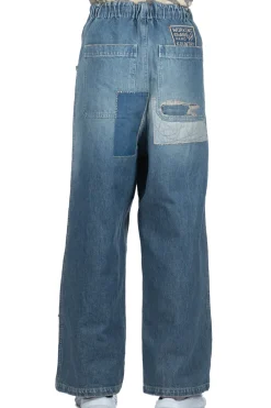 Sale Kapital 14oz Denim W-Knee EASY Baggy Pants - DIXIE LUMBER Remake