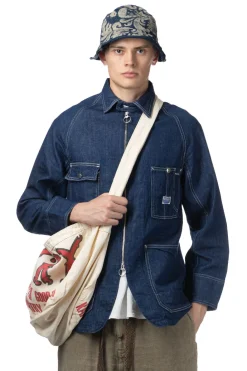 Discount Kapital 11.5oz Denim ZIPPER Coverall - Indigo