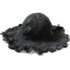 Best Kapital 12oz Magpie Denim RADIO Tulip Hat - Black x Black