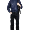 Discount Iron Heart 14oz Selvedge Denim Slim Straight Cut Jeans - Indigo