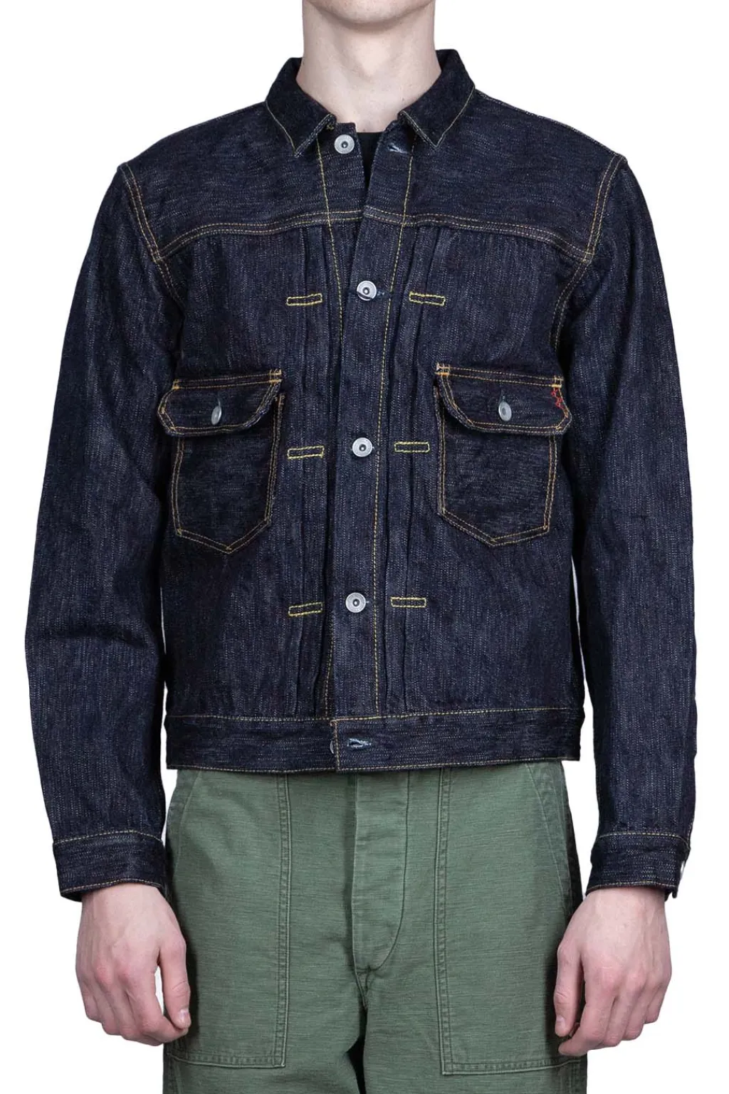 Hot Iron Heart 16oz Slubby Selvedge Denim Type II Jacket - Indigo