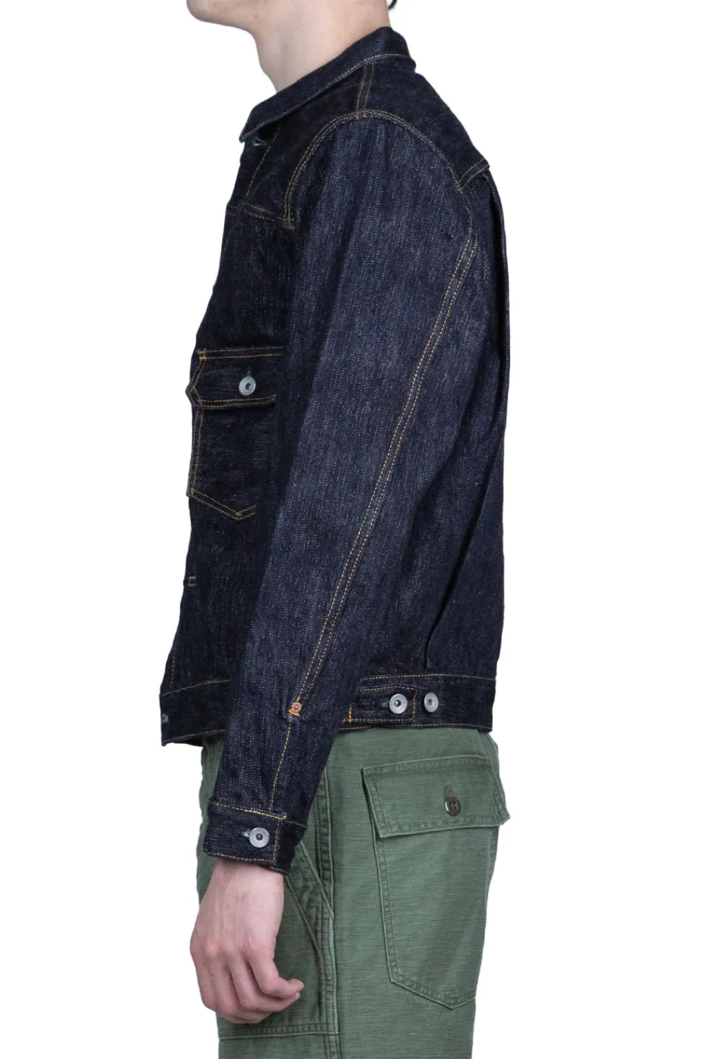Hot Iron Heart 16oz Slubby Selvedge Denim Type II Jacket - Indigo