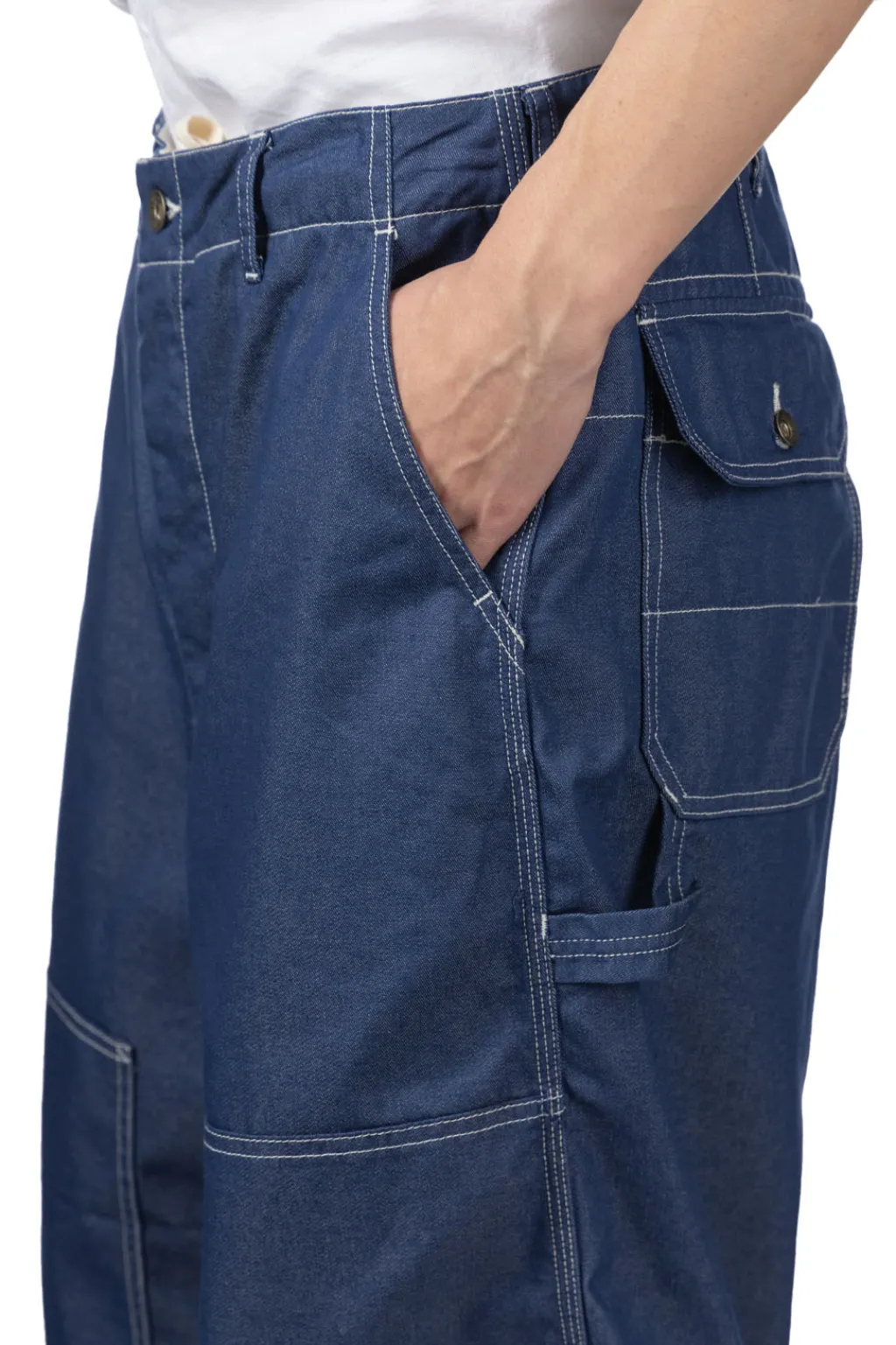 Clearance Engineered Garments Painter Pant - Indigo CP Denim