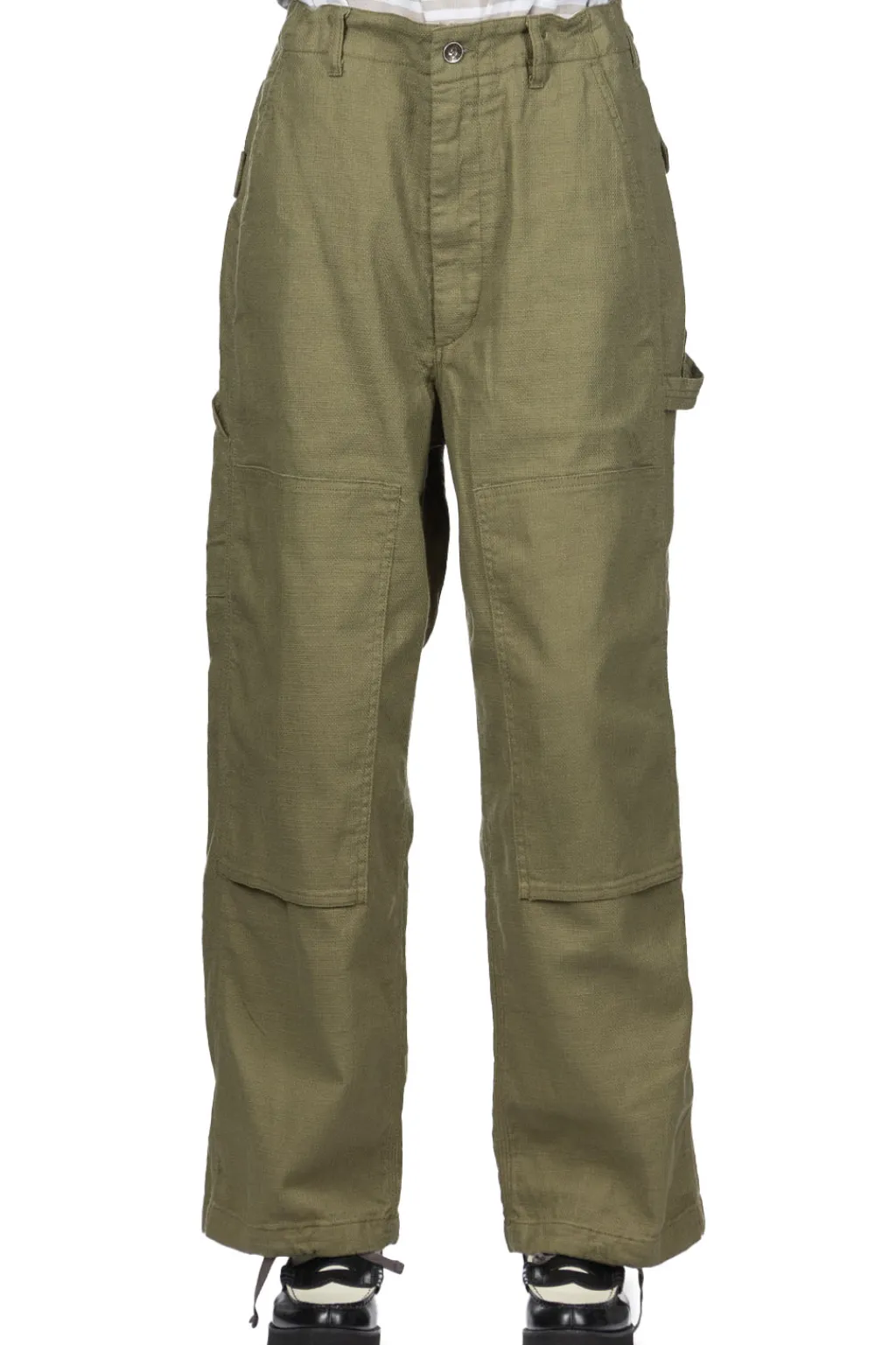 Best Engineered Garments Painter Pant - Olive CL Java Cloth