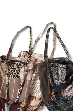 Outlet Kapital Patchwork NOVEL Tote Bag in 4 Color Choices