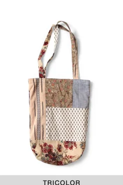 Online Kapital Patchwork NOVEL Tote Bag in 4 Color Choices