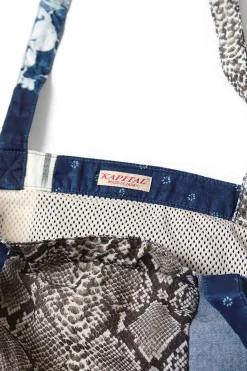 Outlet Kapital Patchwork NOVEL Tote Bag in 4 Color Choices