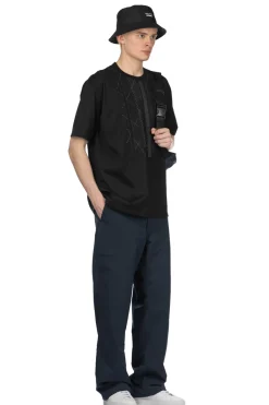Clearance Junya Watanabe MAN Patchwork SS T-Shirt - Black