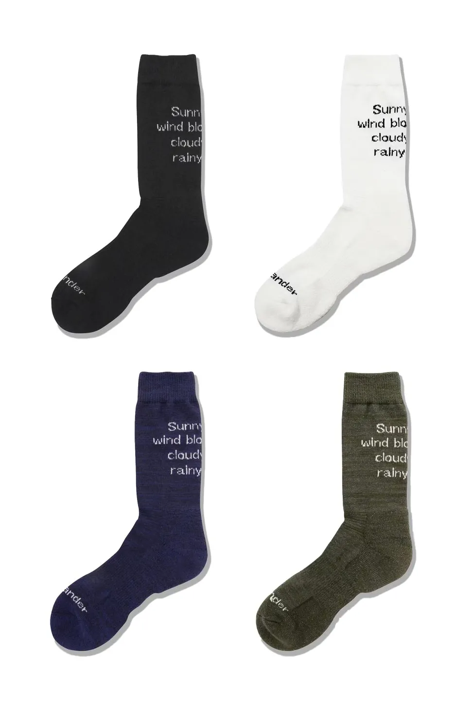 Hot And Wander PE/CO Pile Socks - 4 Colors