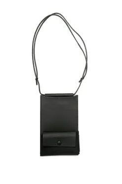 Best MARROW LEATHER Phone Pouch with Pocket - Myrtle Green