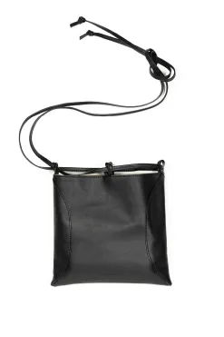 Fashion MARROW LEATHER Pillow - Black