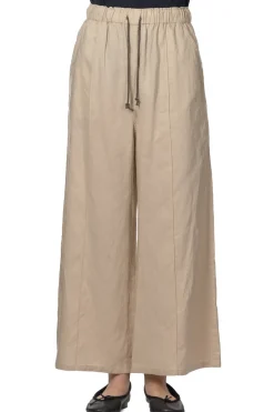 Outlet Manon Pintuck Wide Pants - Beige