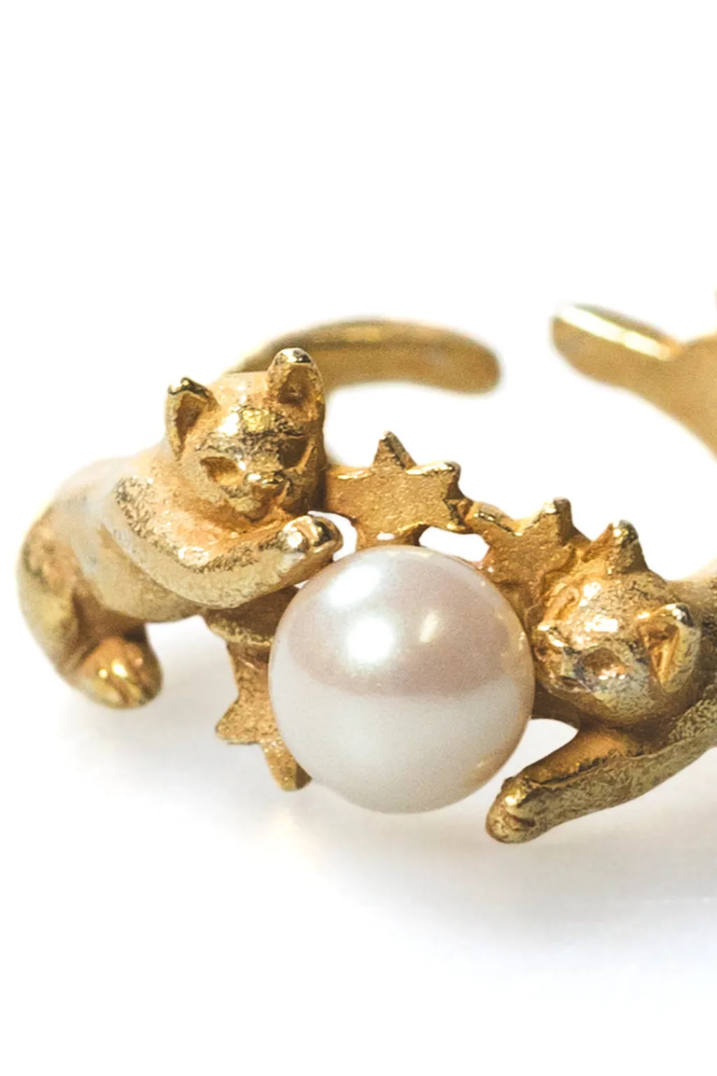 New Palnart Poc Playful Cats Ring