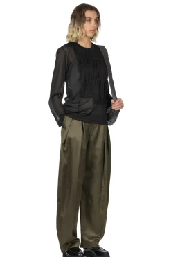 Online Comme Des Garcons Comme Des Garcons Polyester Chiffon Tricot Shirt