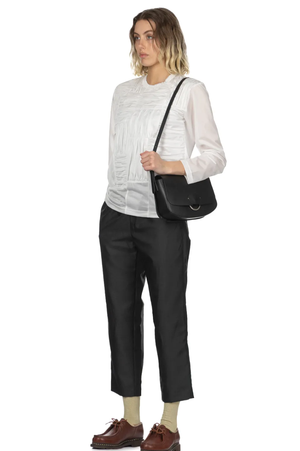 Clearance Comme Des Garcons Comme Des Garcons Polyester Gabardine Garment Washed Pants