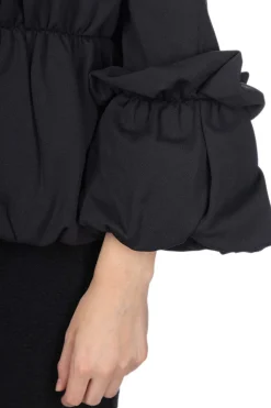 Sale Comme Des Garcons Comme Des Garcons Polyester pique LS TOP- Black