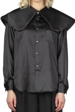 Fashion Comme Des Garcons Comme Des Garcons Polyester Satin Blouse