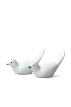 Clearance Minoyaki Ceramic Porcelain Birds Set