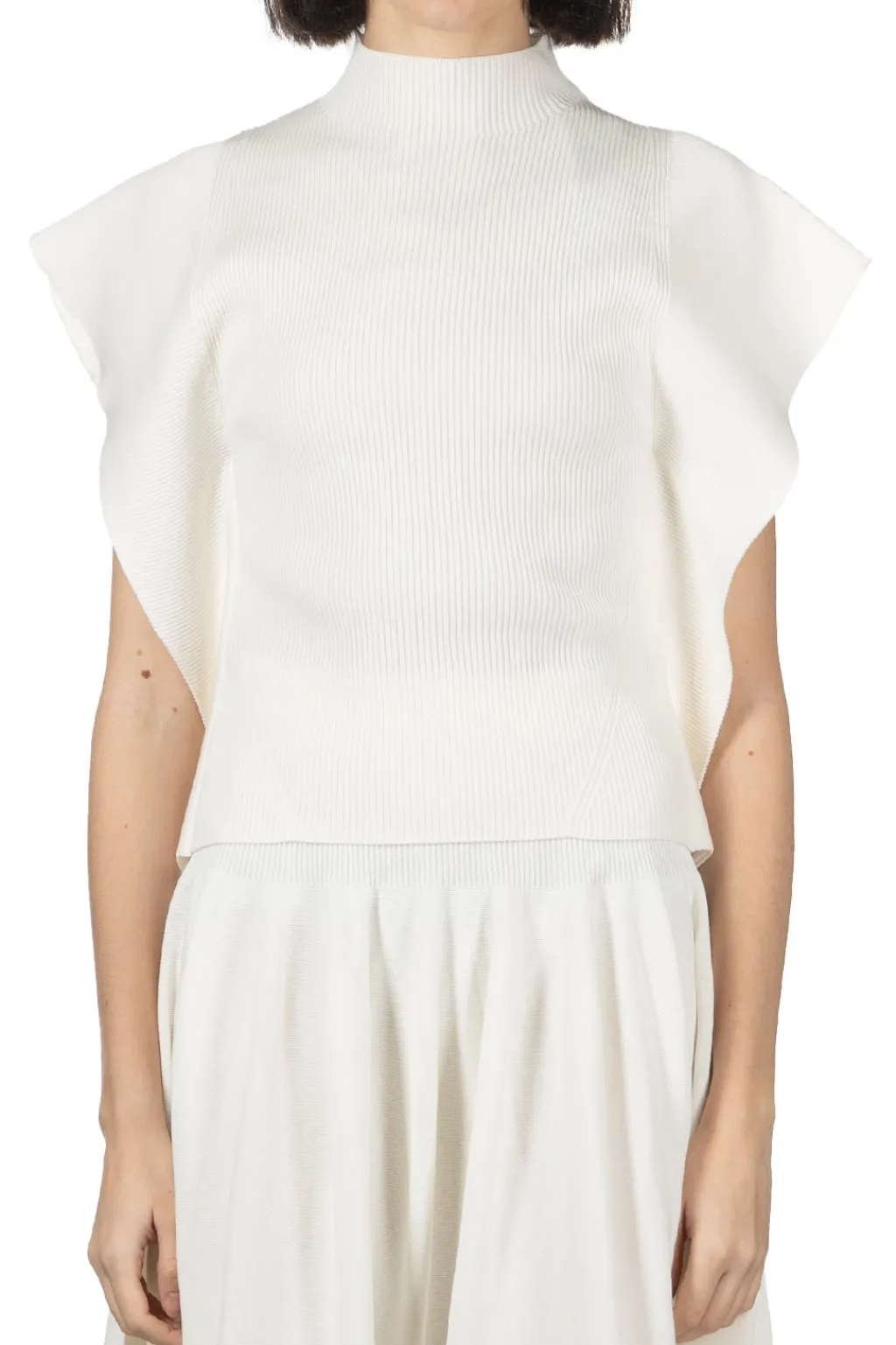 Sale CFCL Portrait Crease Top - White